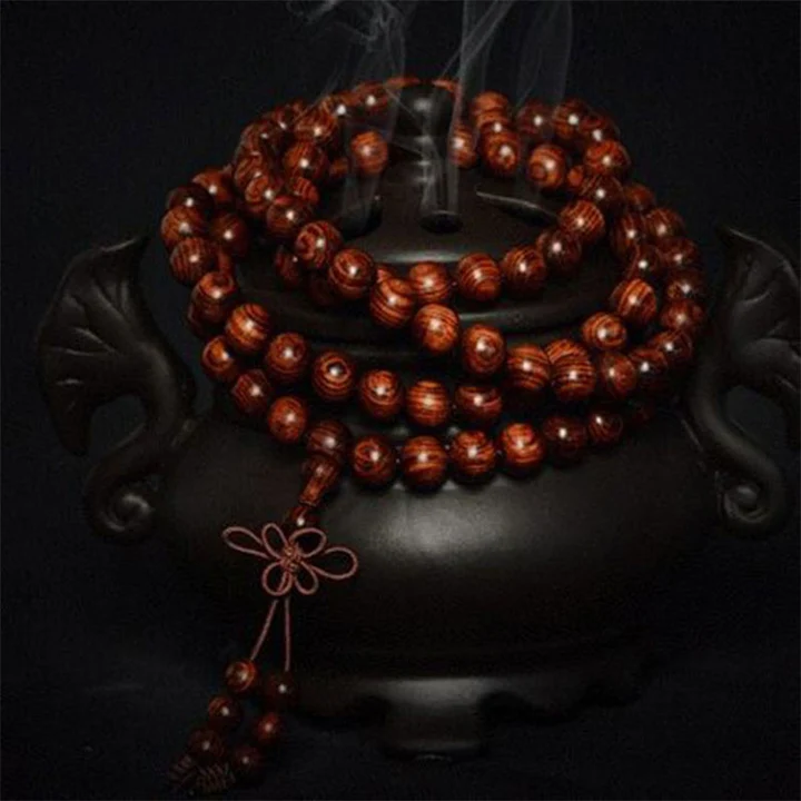 Natural Rosewood Meditation Mala