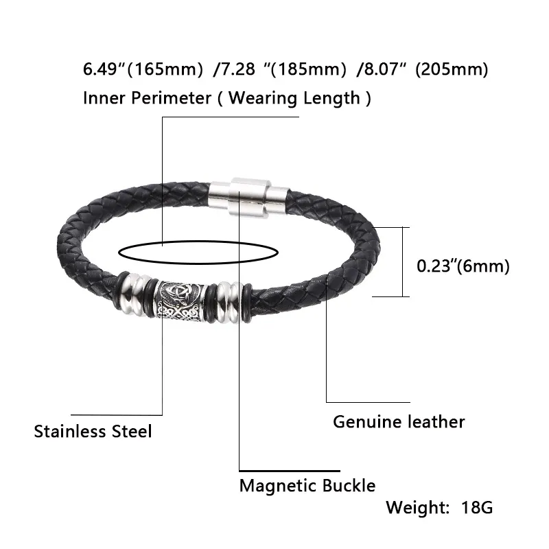 Viking Odin’s Might Power Bracelet