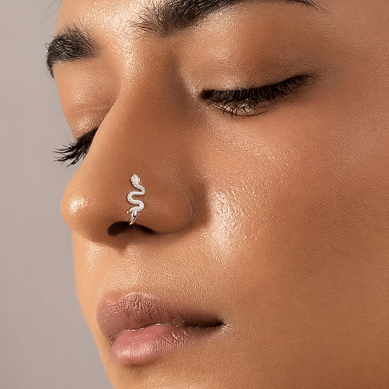 Serpent Fake Nose Cuff