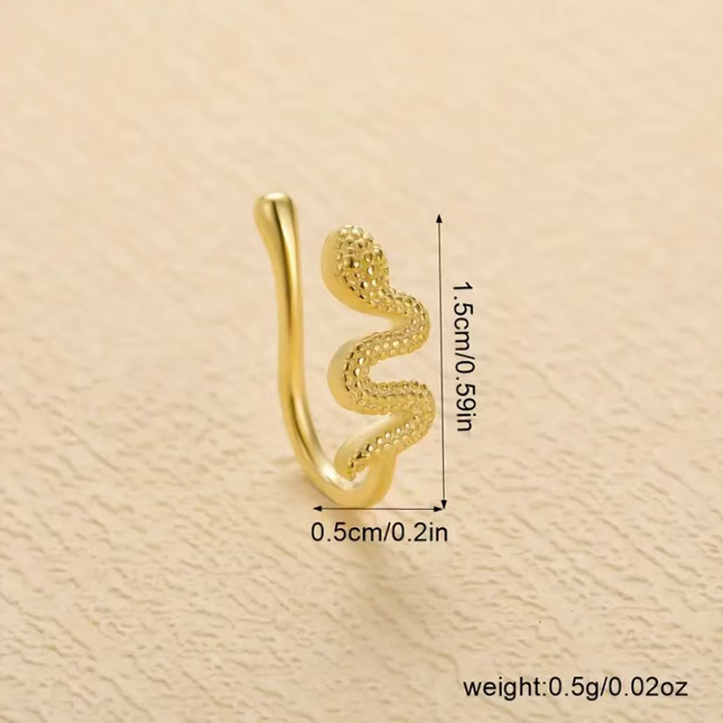 Serpent Fake Nose Cuff