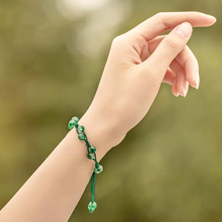[Copy]Tibetan Small Leaf Red Sandalwood 108 Mala Beads Bracelet
