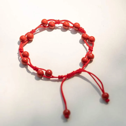 [Copy]Tibetan Small Leaf Red Sandalwood 108 Mala Beads Bracelet