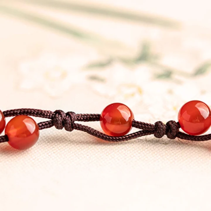 [Copy]Tibetan Small Leaf Red Sandalwood 108 Mala Beads Bracelet