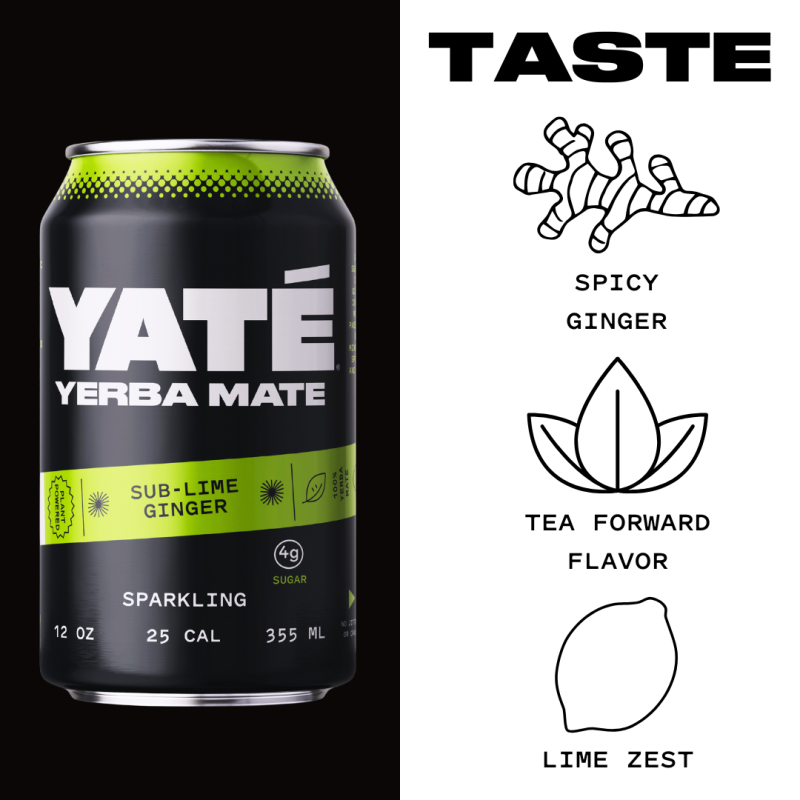 SUB-LIME GINGER 12oz (12 PACK)