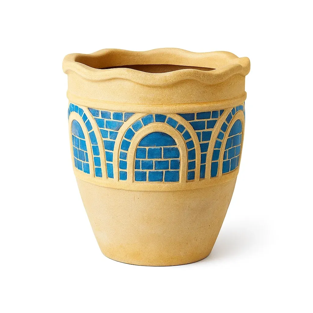 Fioriera da esterno in terracotta H45 cm