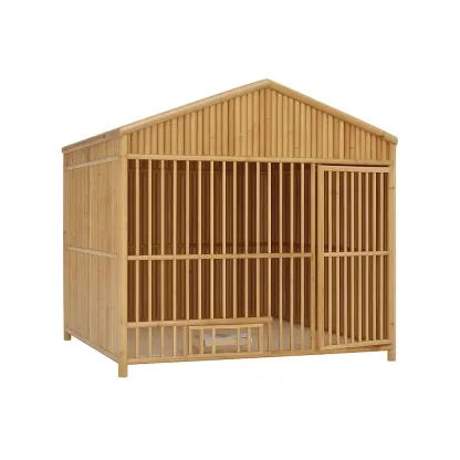 Cuccia per cani in bambù naturale 200x150x150 cm