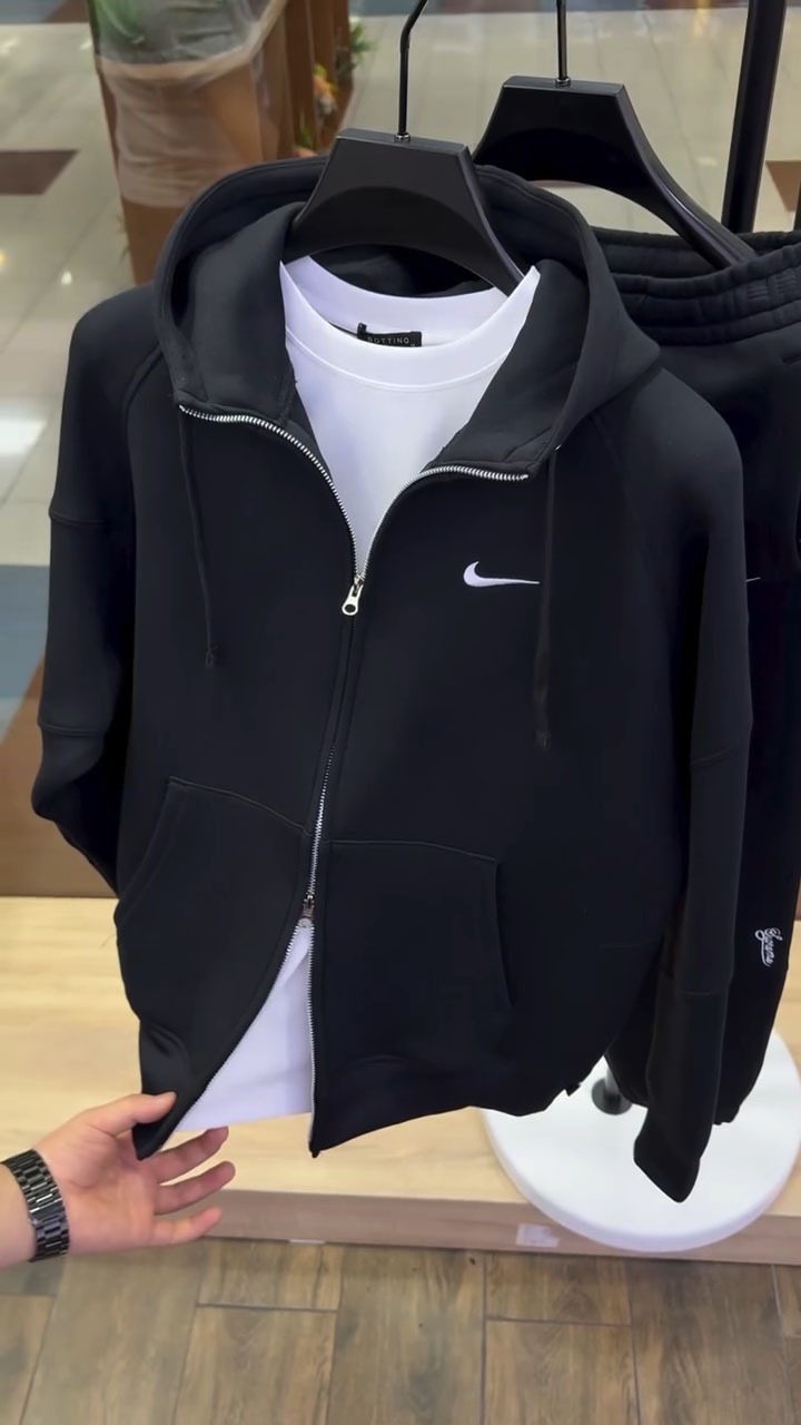 Classic Zip-Up Hoodie and Casual Pants Set