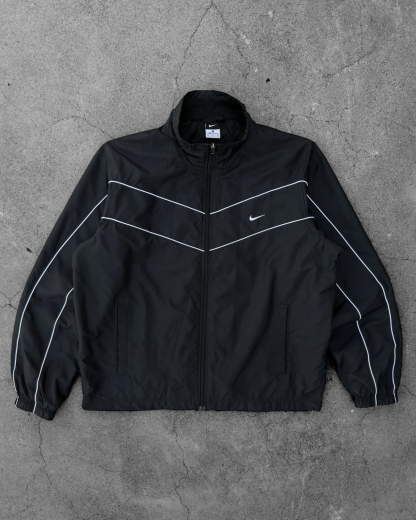 Classic Striped Color-blocked Sports Jacket