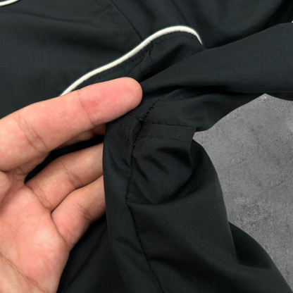 Classic Striped Color-blocked Sports Jacket