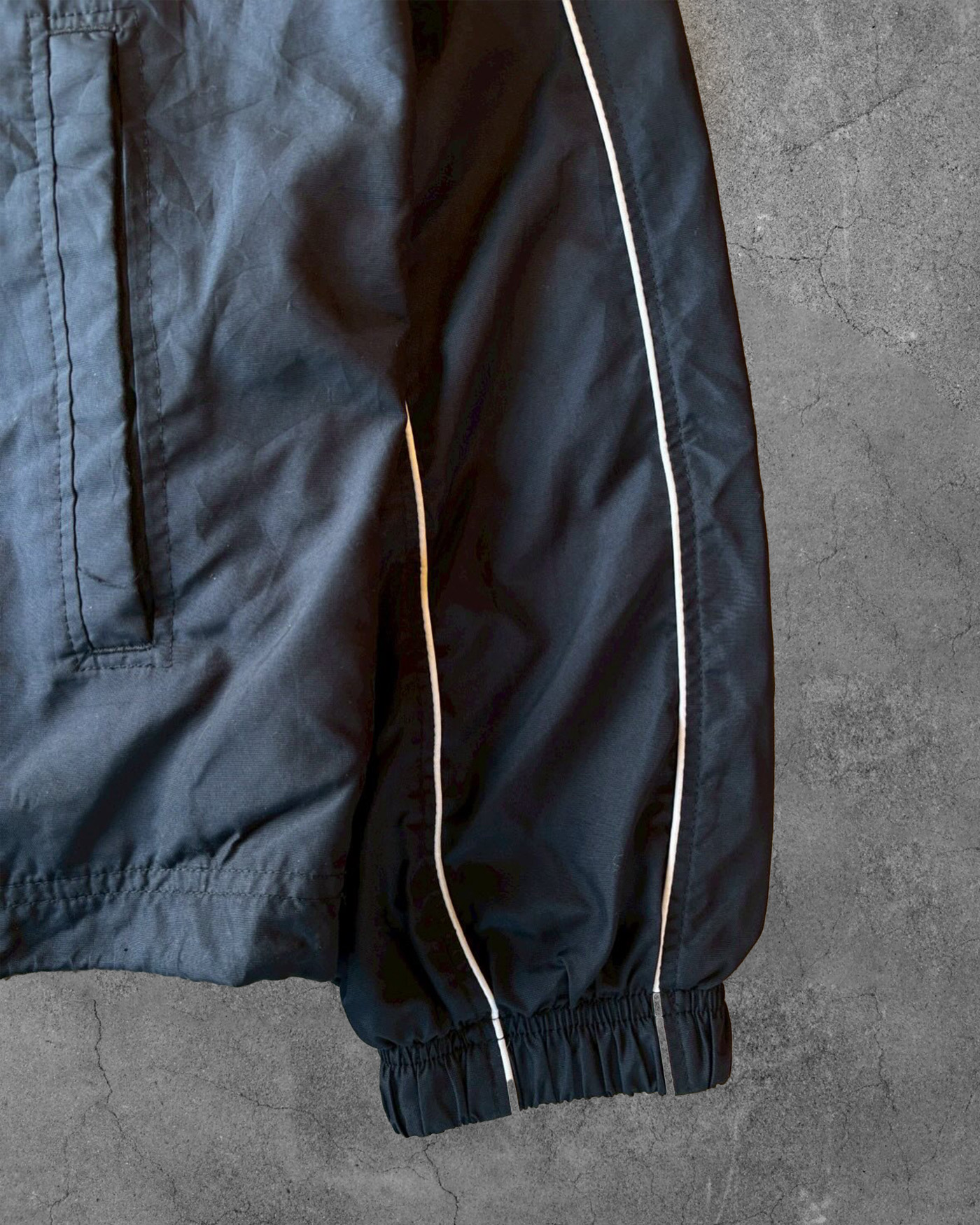 Classic Striped Color-blocked Sports Jacket