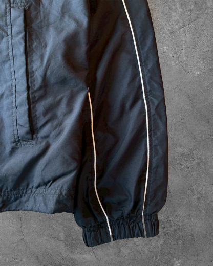 Classic Striped Color-blocked Sports Jacket