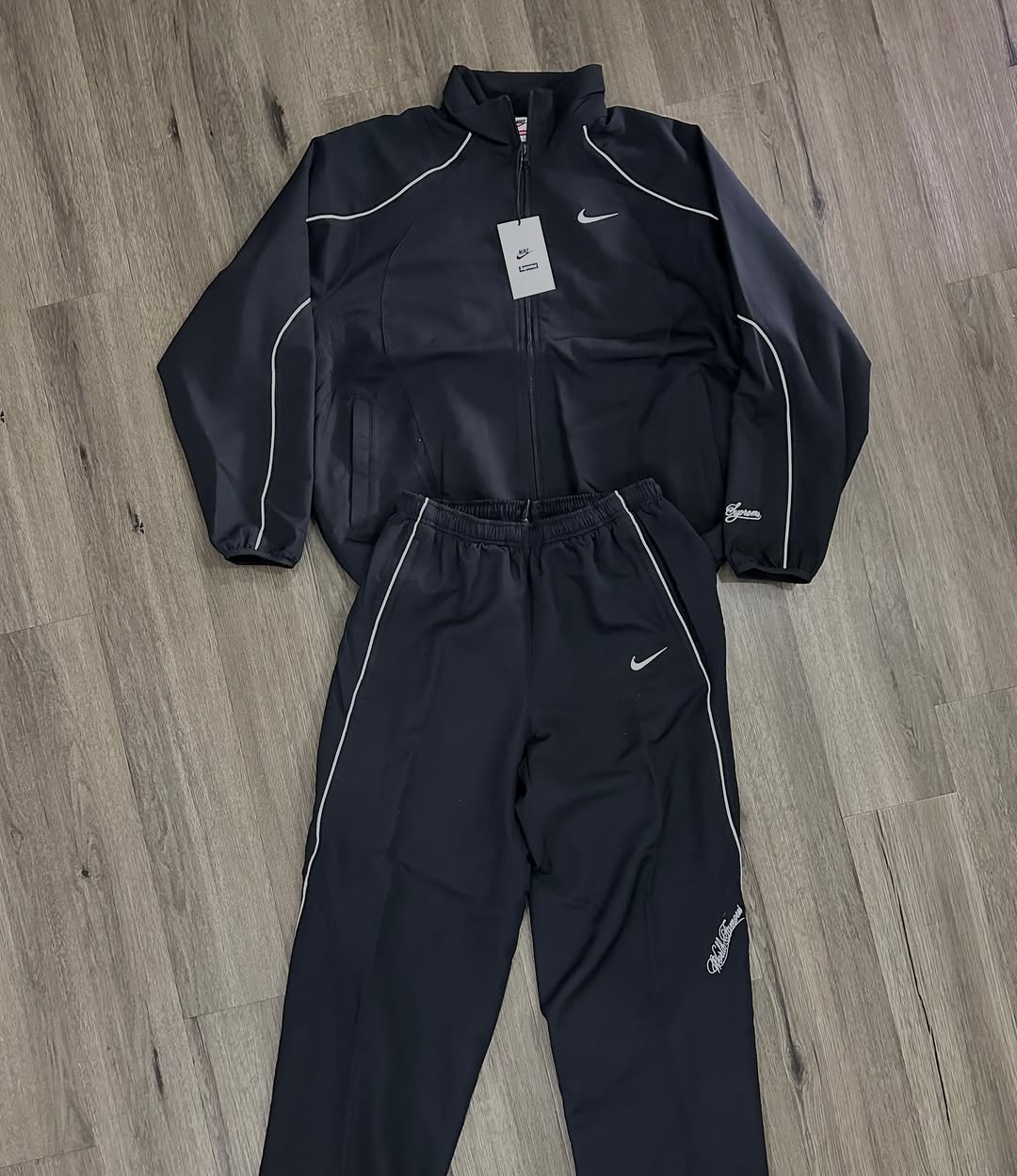 Stylish Color-Block Line Design Matching Set