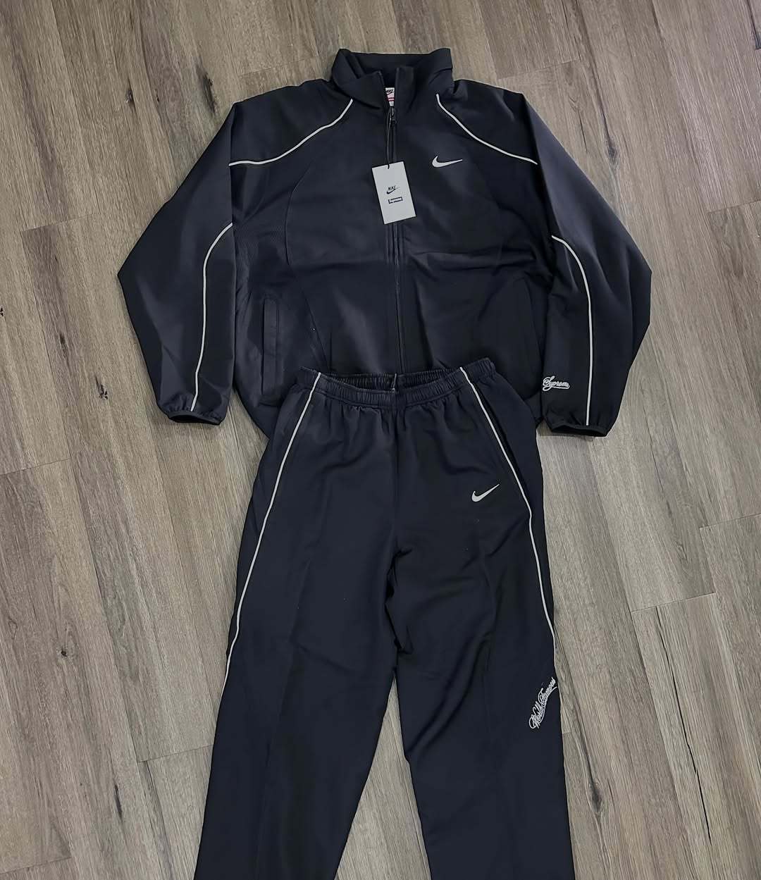 Stylish Color-Block Line Design Matching Set