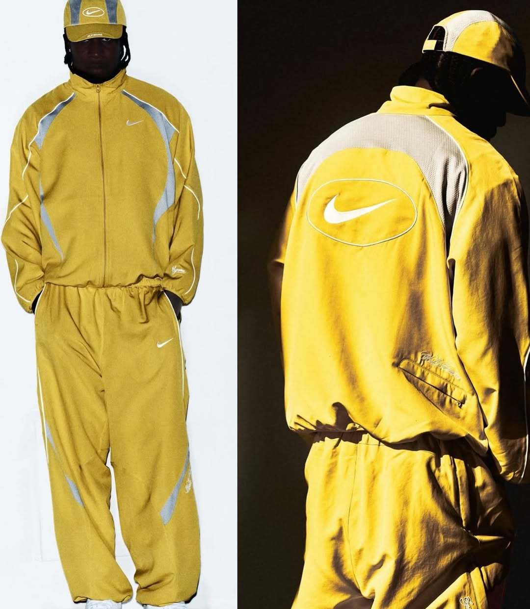 Stylish Color-Block Line Design Matching Set