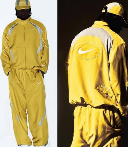 Stylish Color-Block Line Design Matching Set