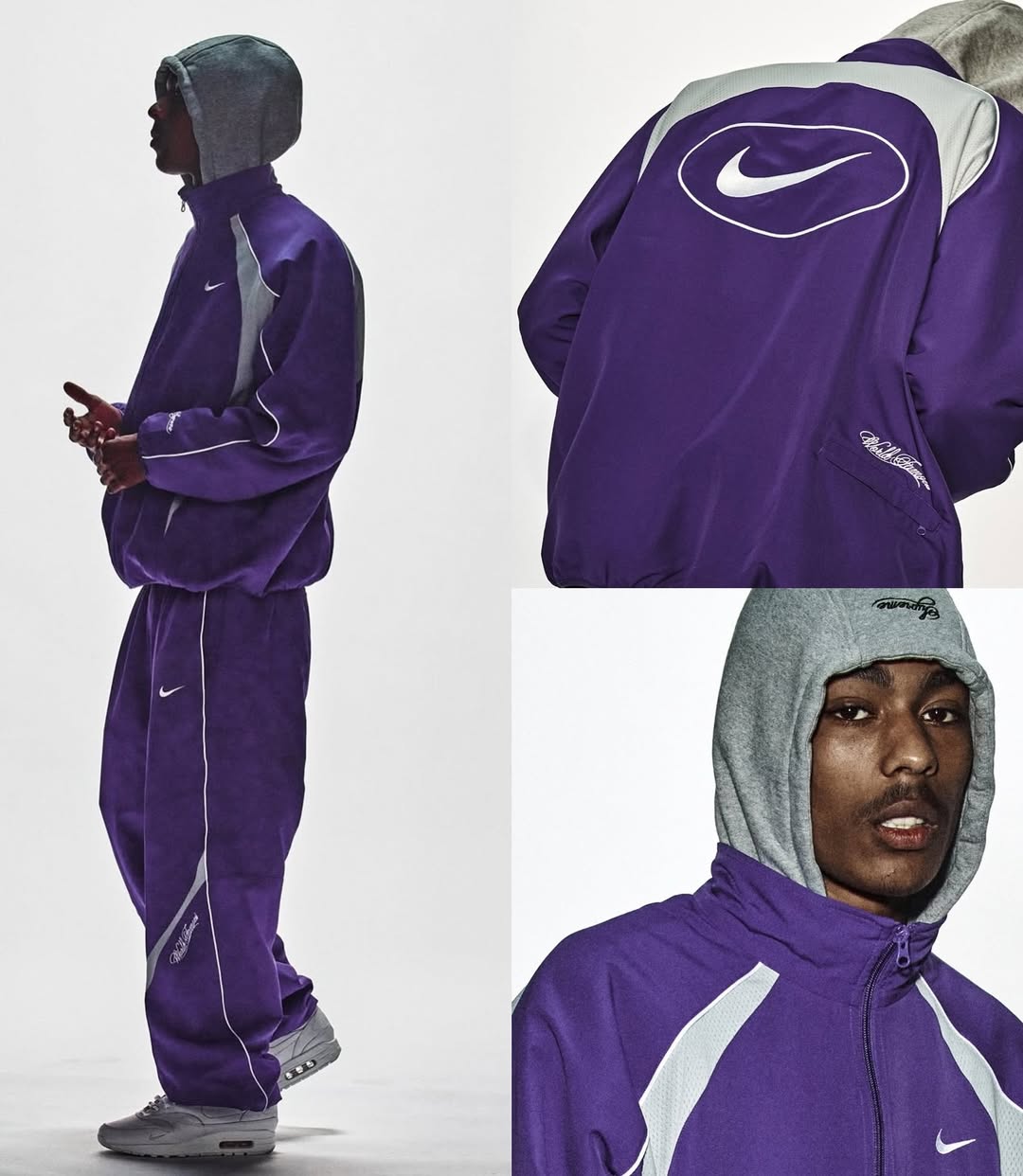 Stylish Color-Block Line Design Matching Set