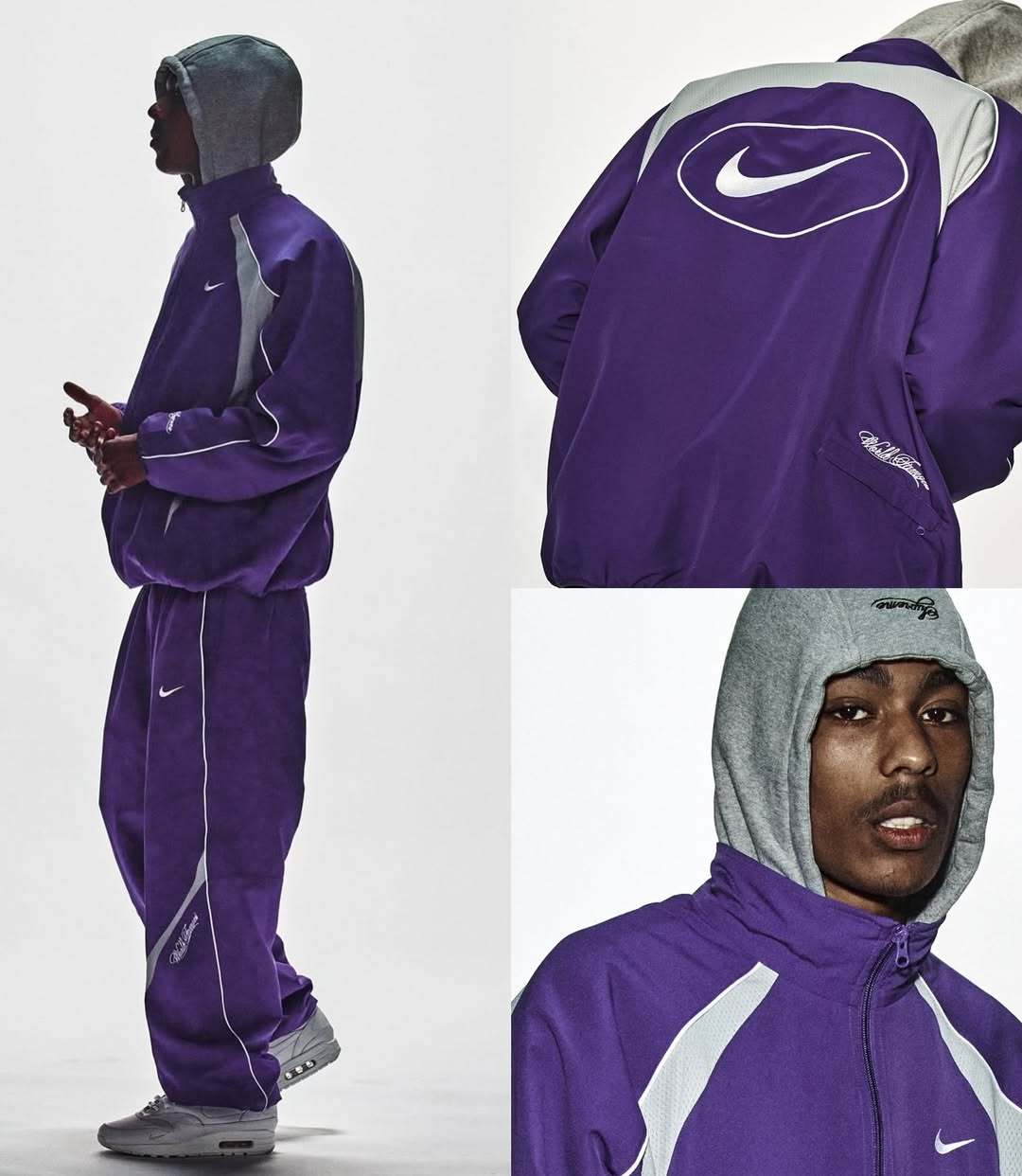 Stylish Color-Block Line Design Matching Set