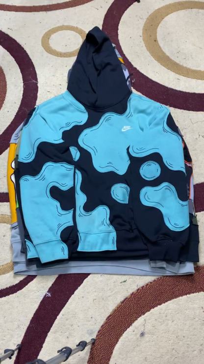 Color-block Casual Hoodie