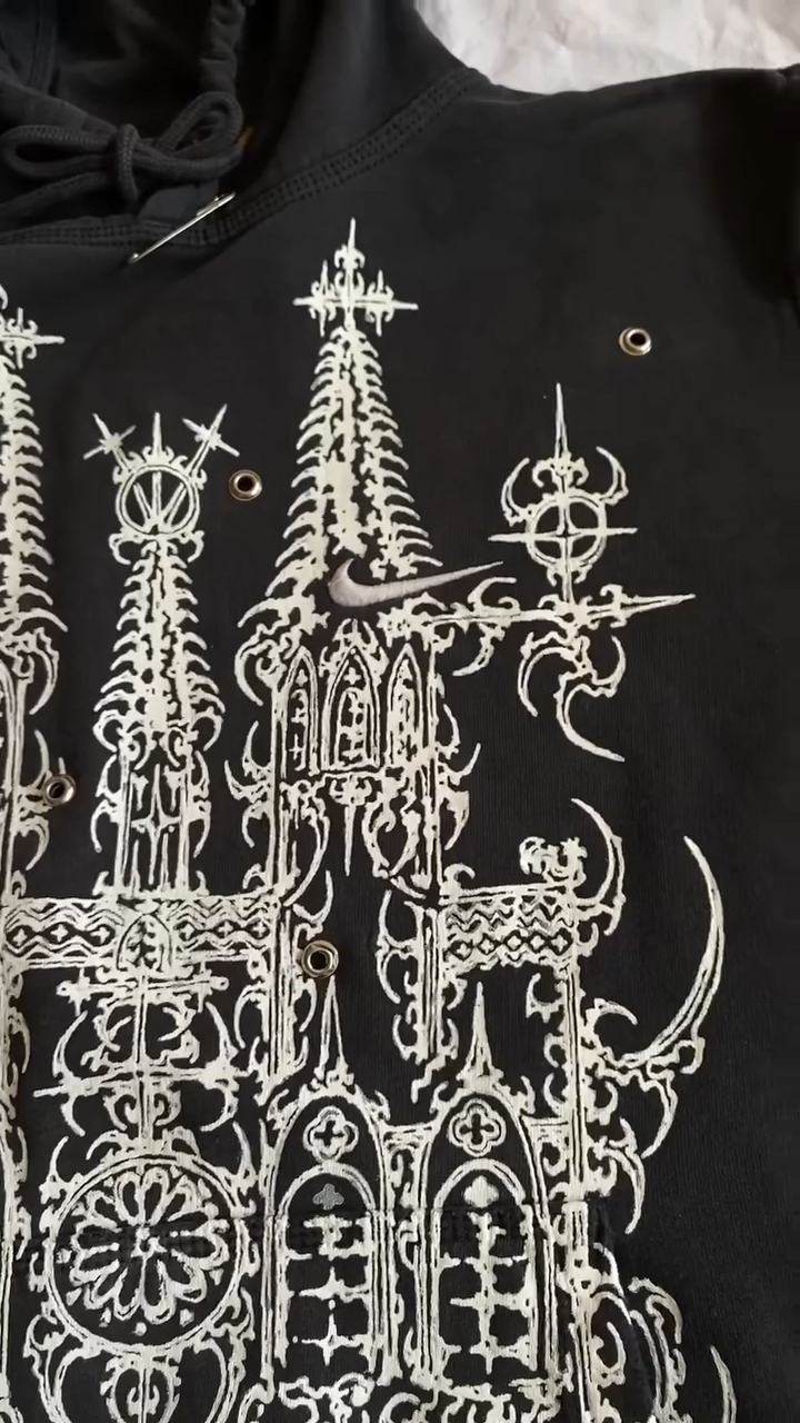 nk cybersigilism cathedral hoodie