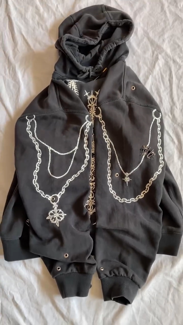 nk cybersigilism cathedral hoodie