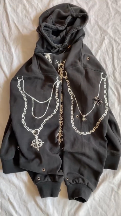 nk cybersigilism cathedral hoodie