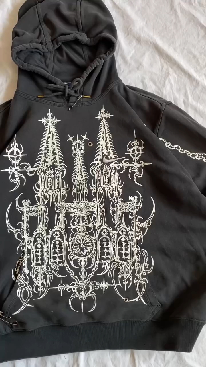 nk cybersigilism cathedral hoodie