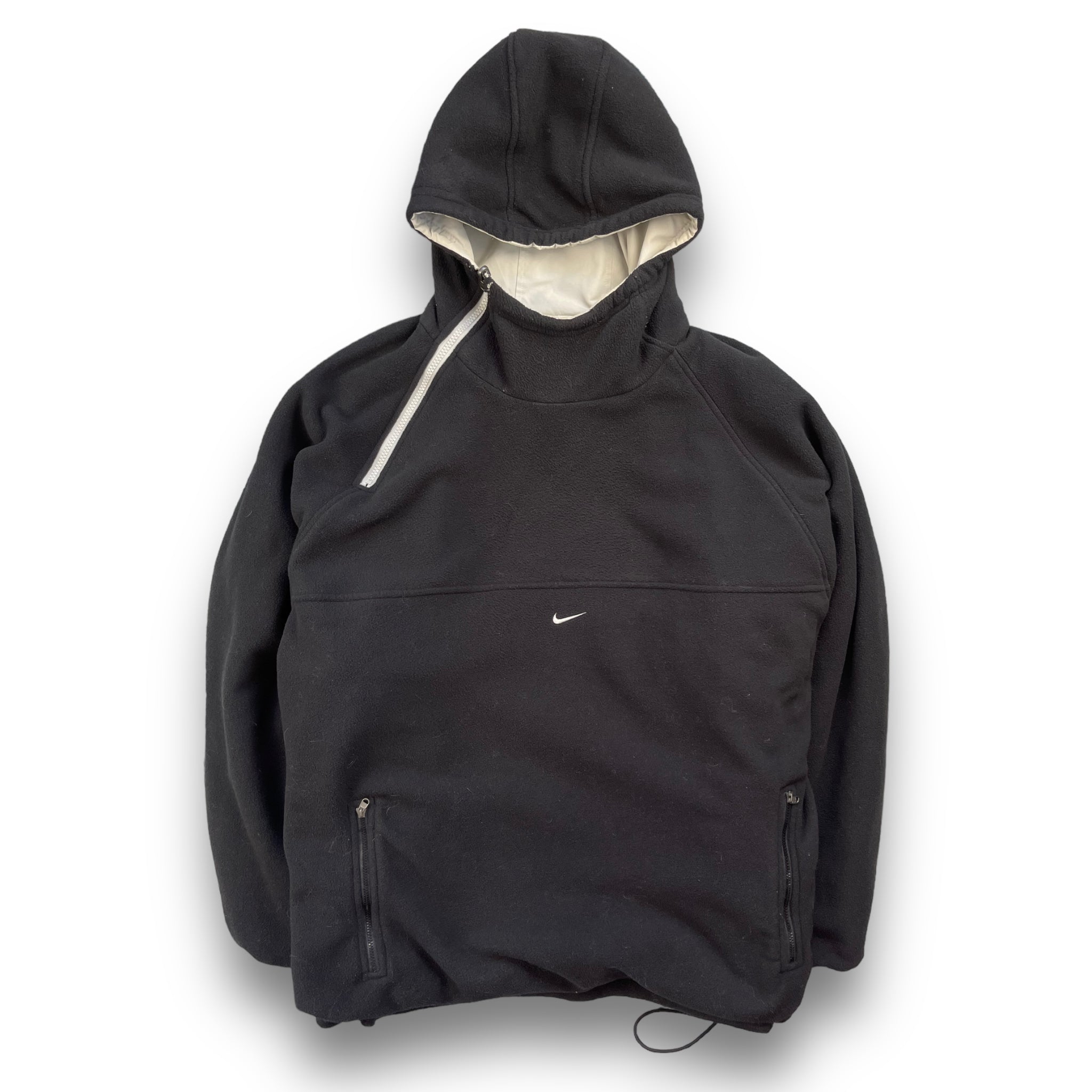 Reversible Asymmetric Zip Fleece Jacket