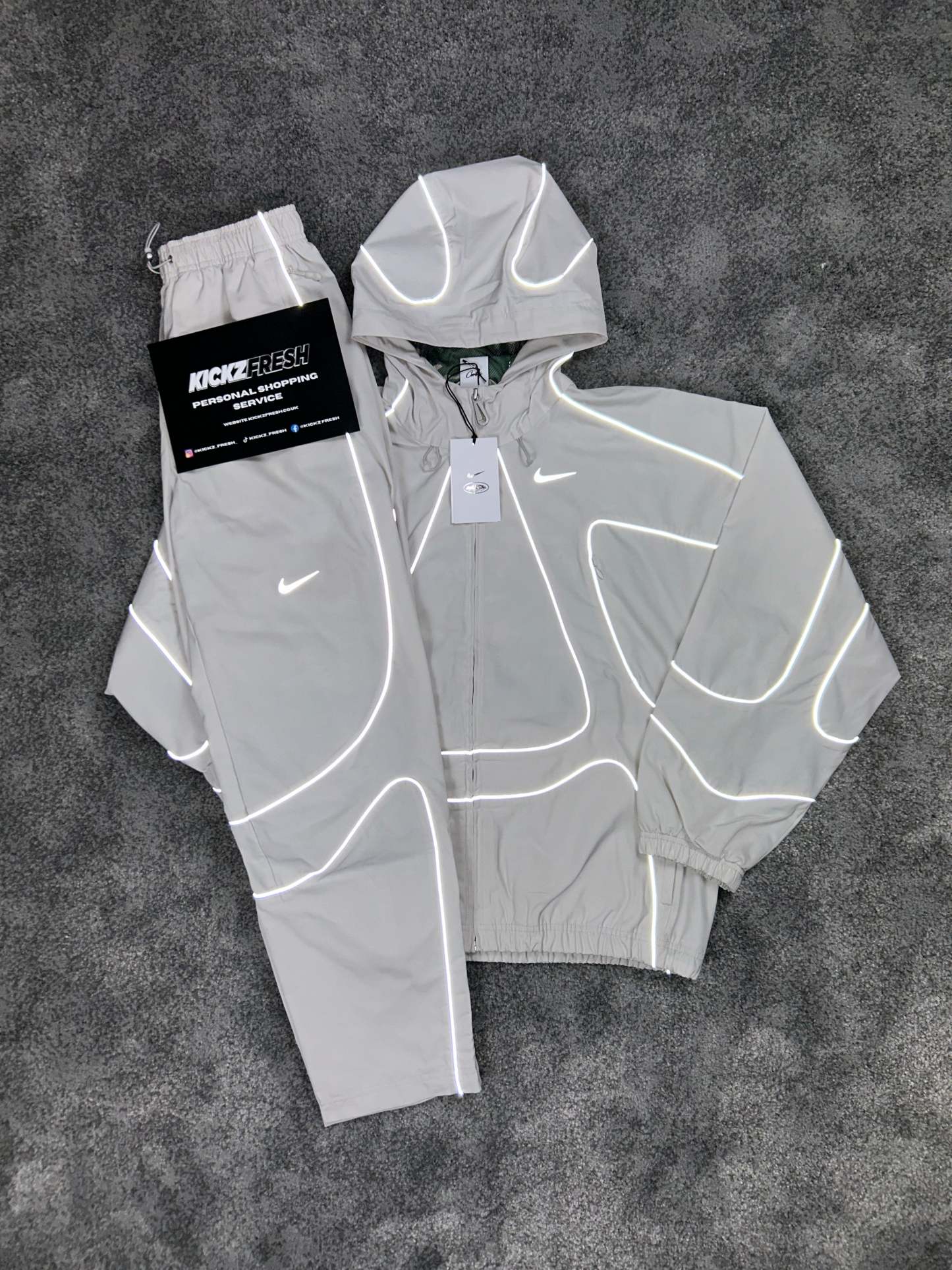 Corteiz RTW x Nike NRG Off White Tracksuit