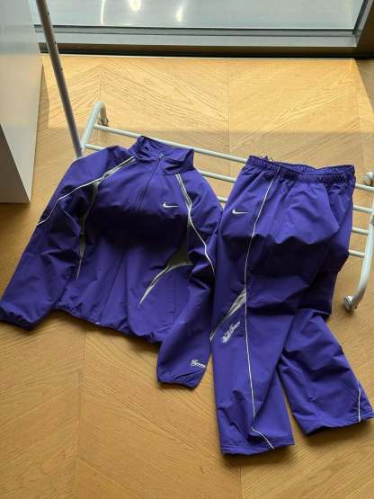 Stylish Color-Block Line Design Matching Set