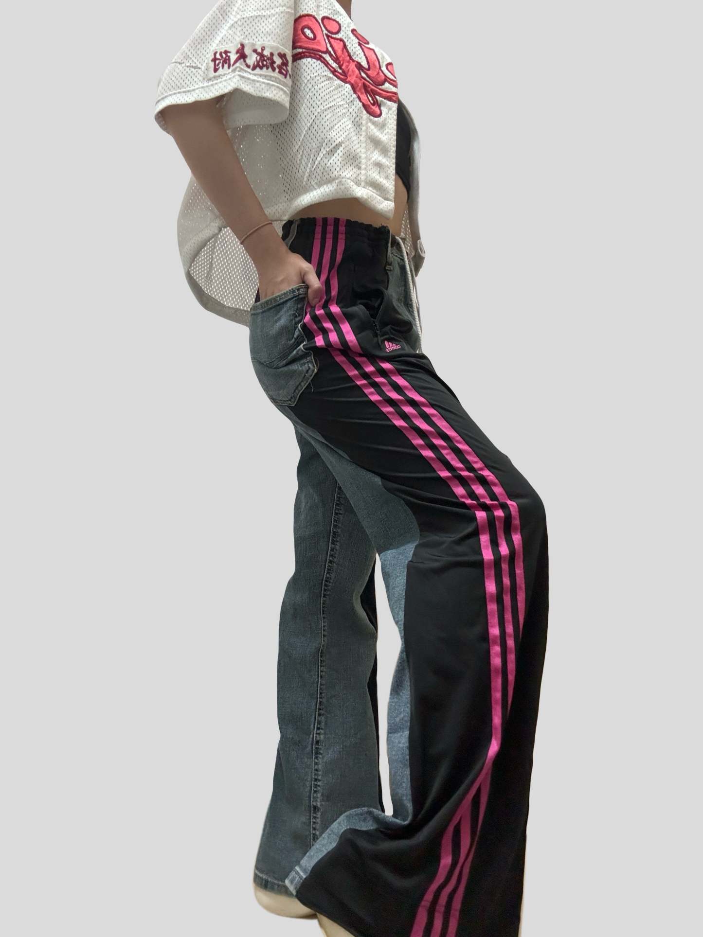 Blackpink Ad Remade Jeans X Sweatpants