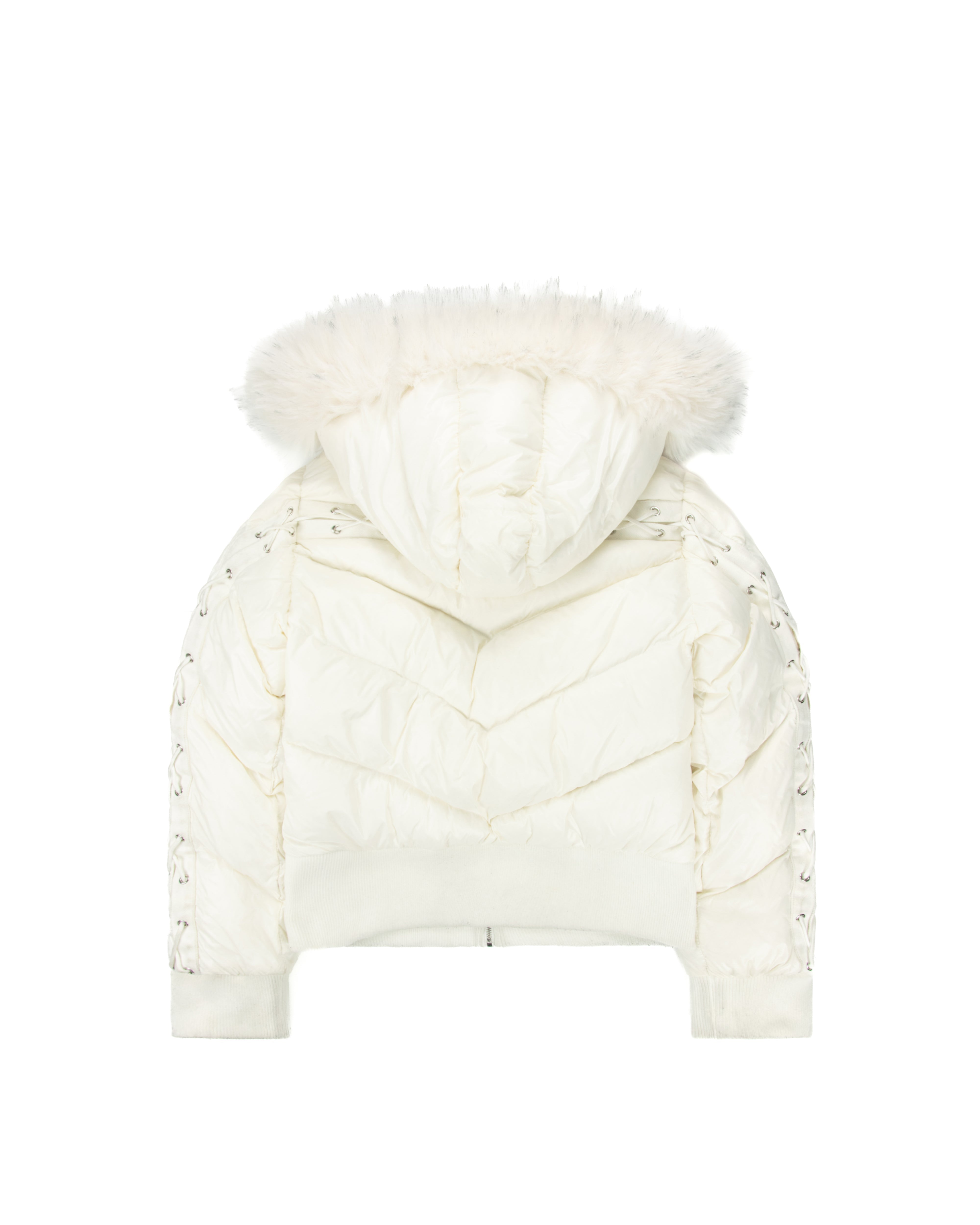 WHITE PUFFER JACKET