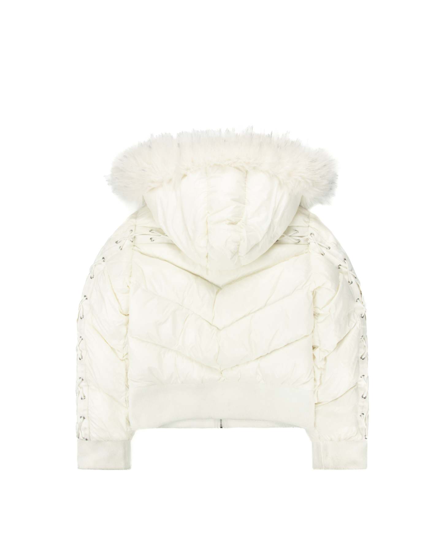 WHITE PUFFER JACKET