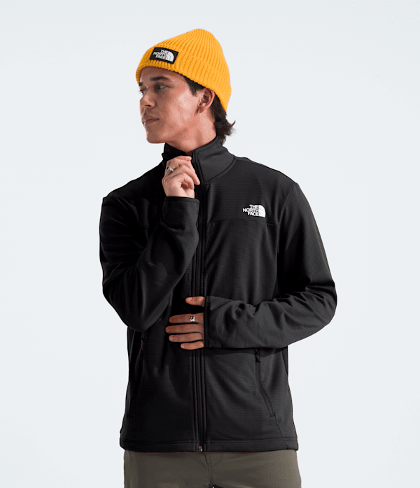Men's Cedar Trail Grid Fleece Full-Zip Jacket