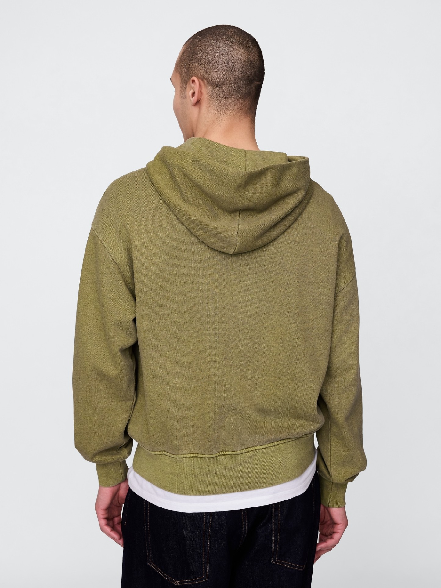 Heavyweight French Terry Oversized Zip Hoodie