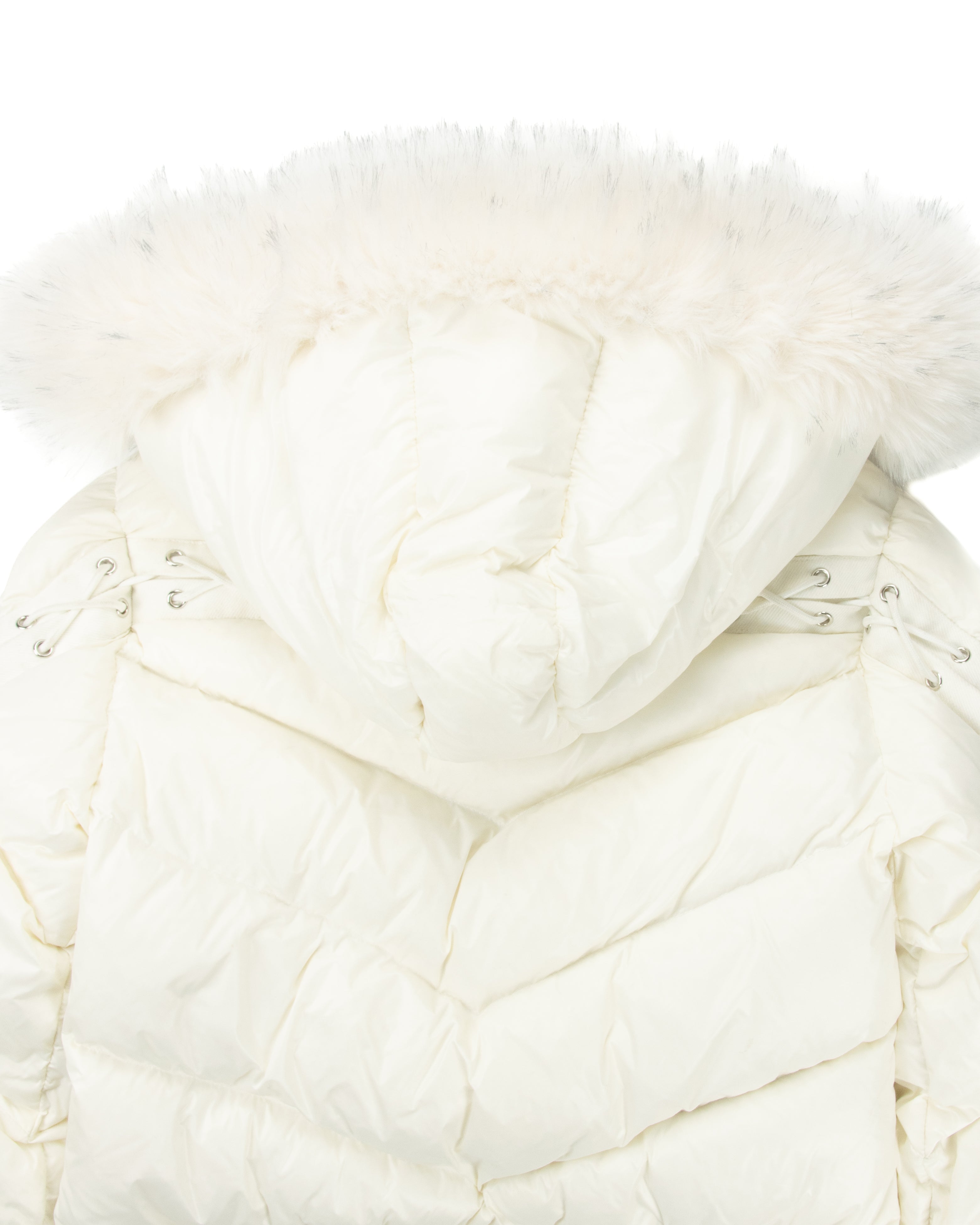 WHITE PUFFER JACKET