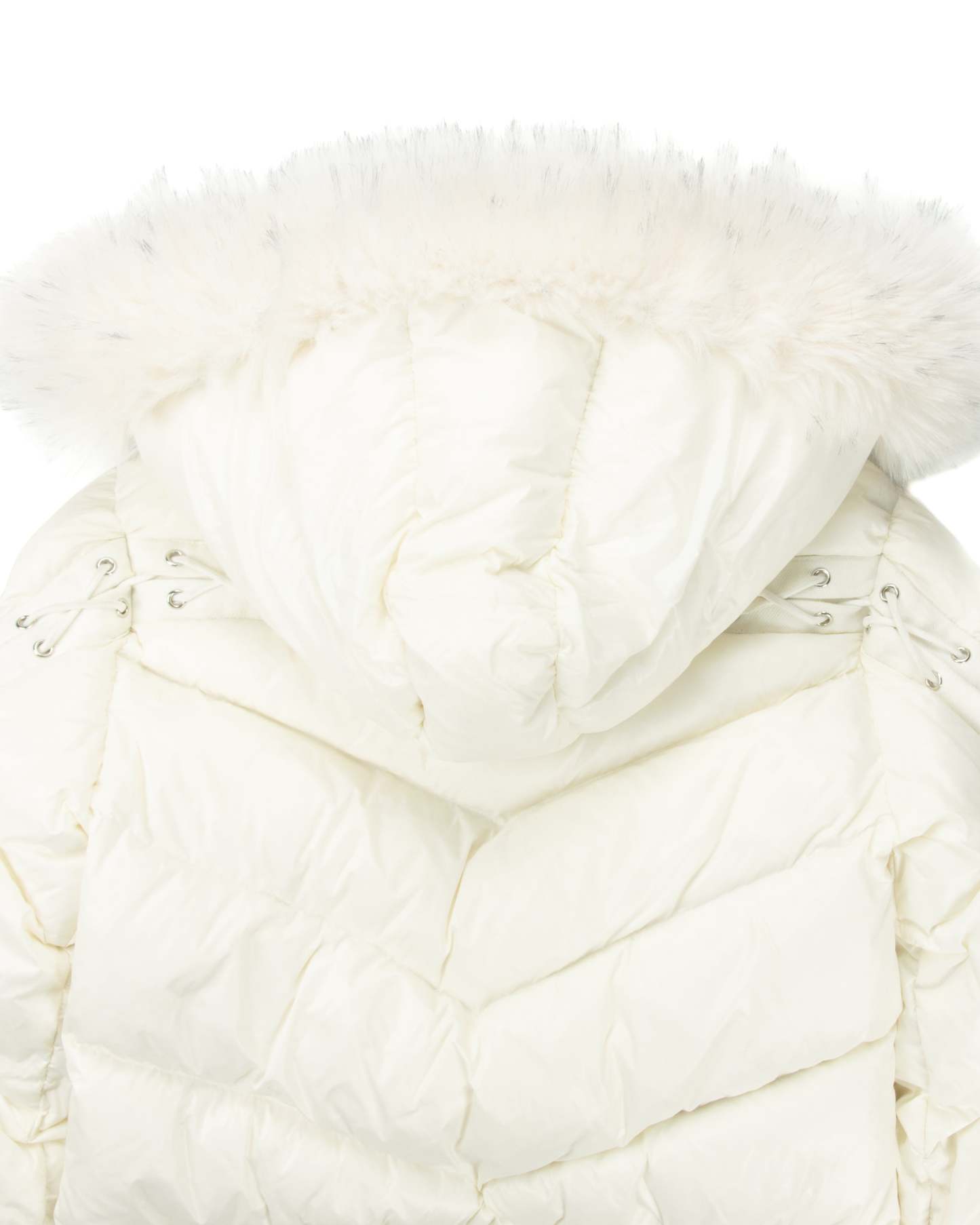 WHITE PUFFER JACKET