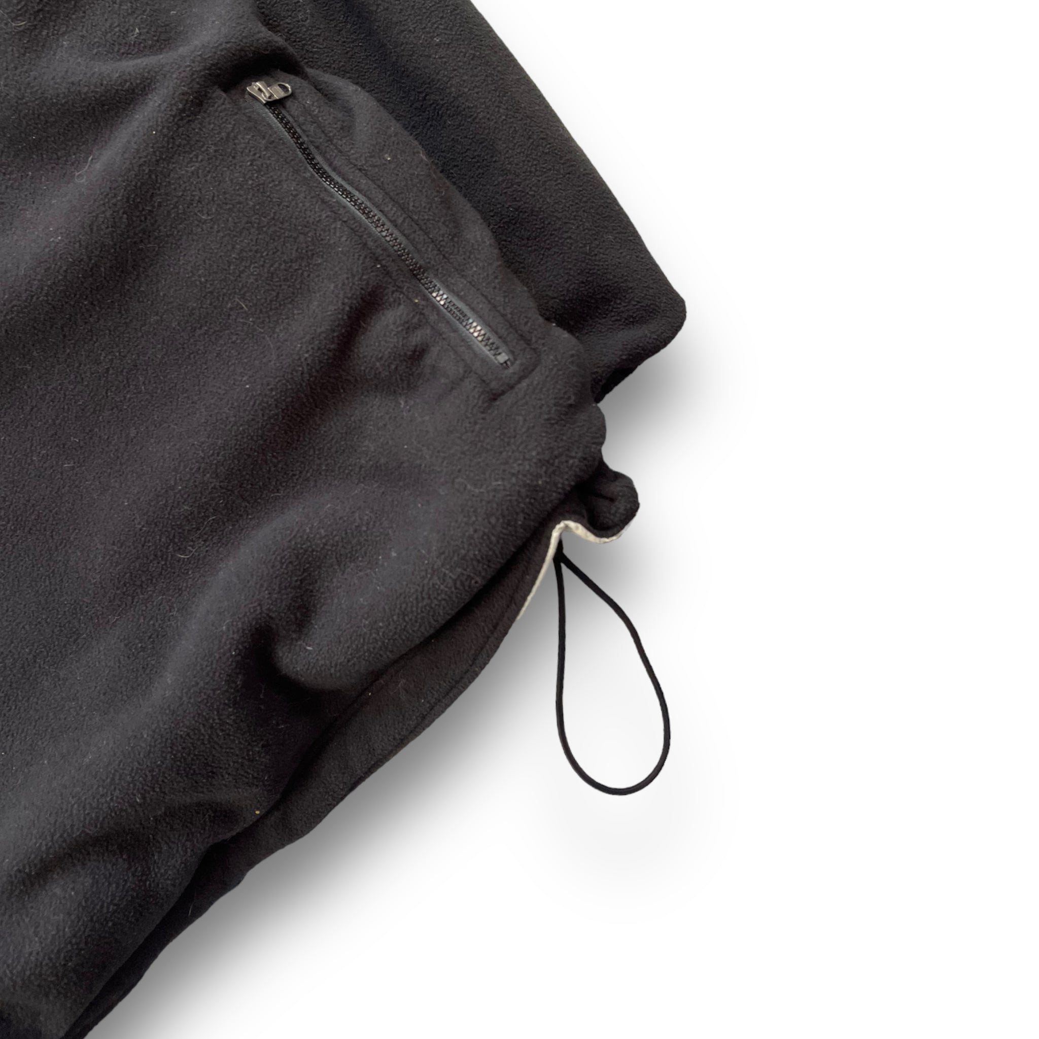 Reversible Asymmetric Zip Fleece Jacket