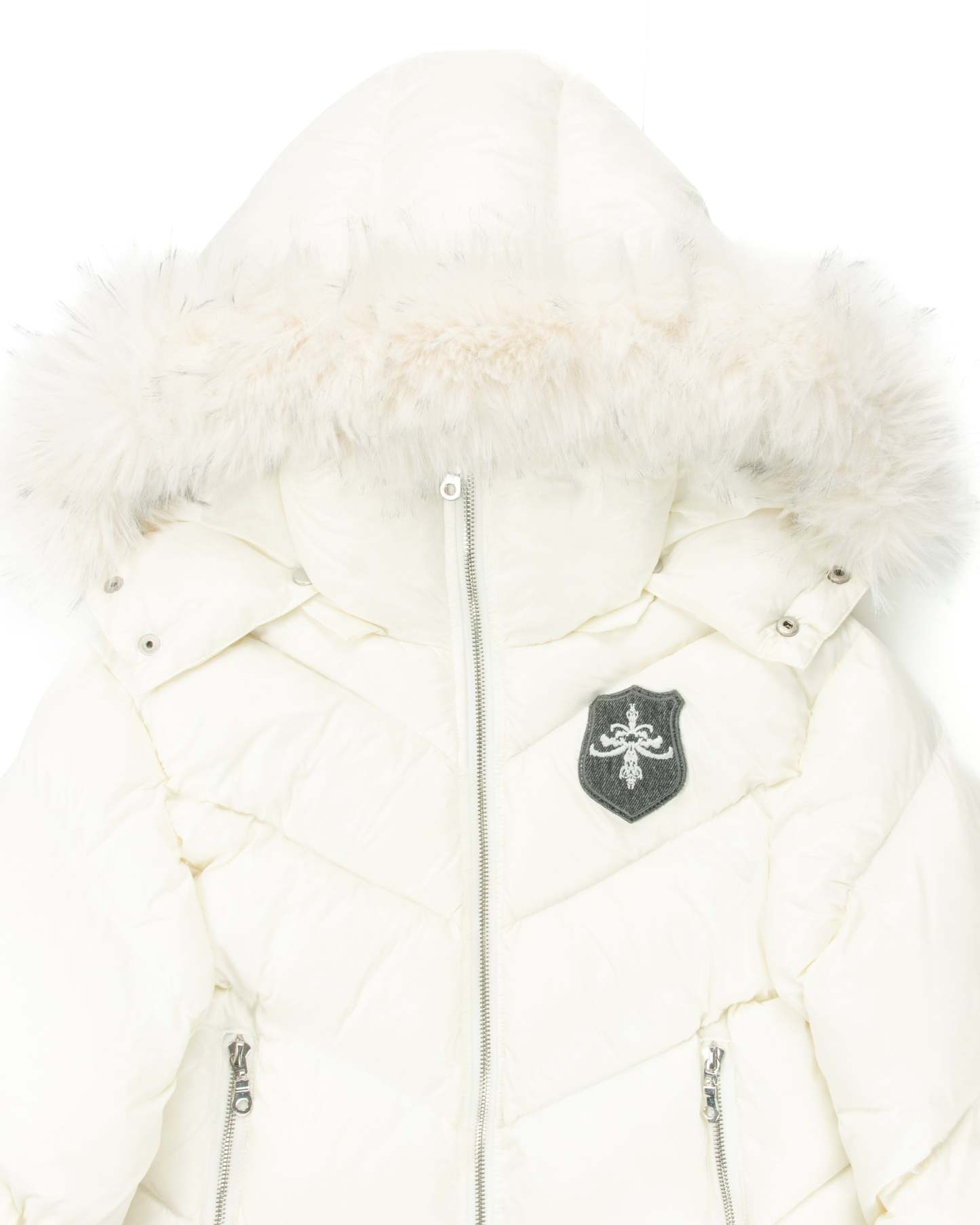 WHITE PUFFER JACKET
