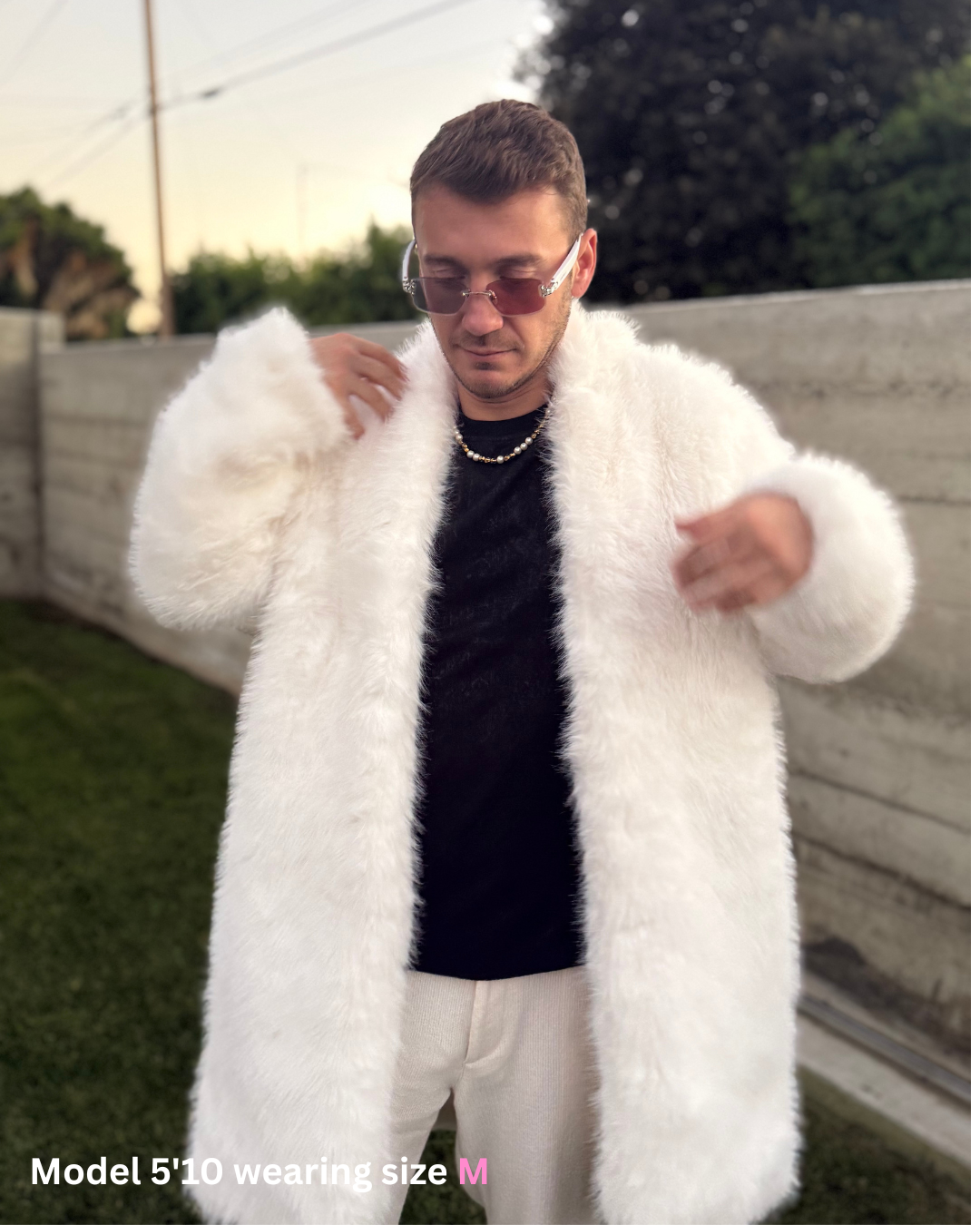 Snow Angel Light Up Fur Coat