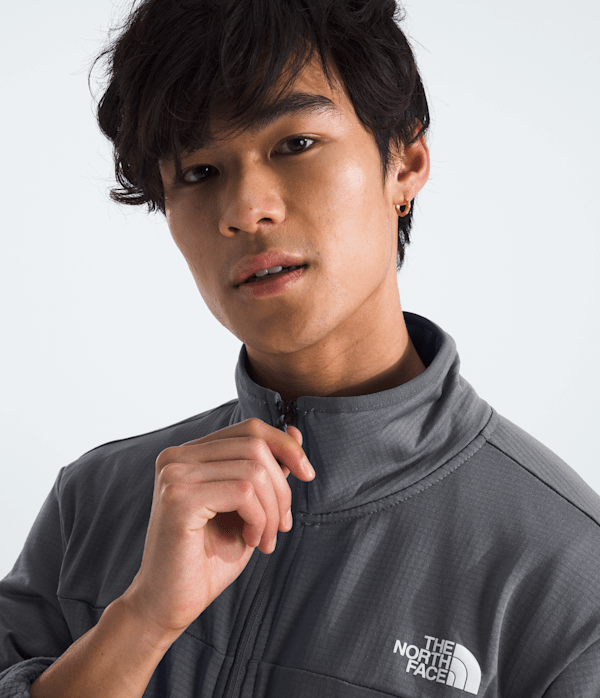 Men's Cedar Trail Grid Fleece Full-Zip Jacket