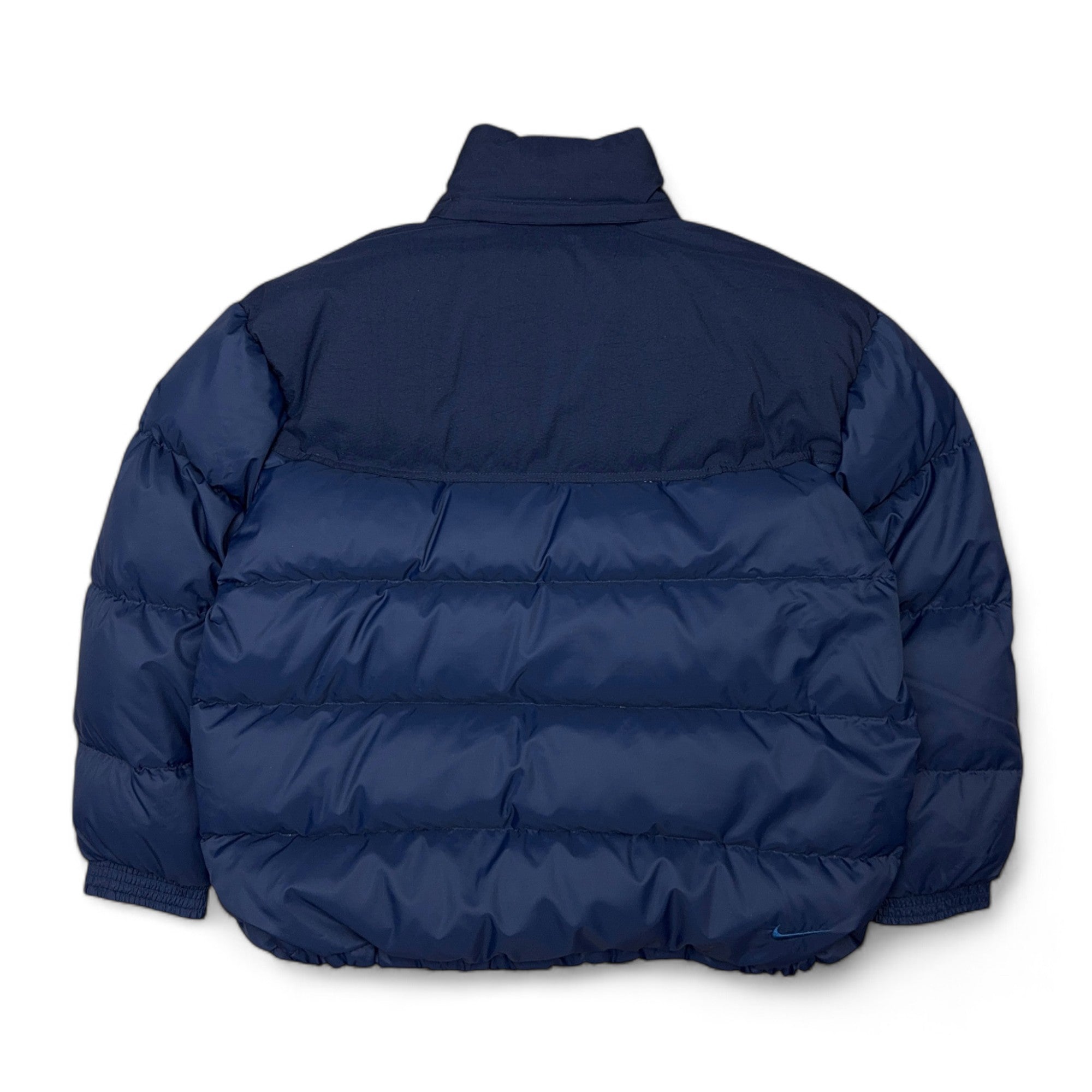 Vintage 90s Down Pufferjacke Navy