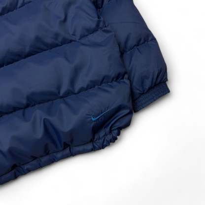 Vintage 90s Down Pufferjacke Navy