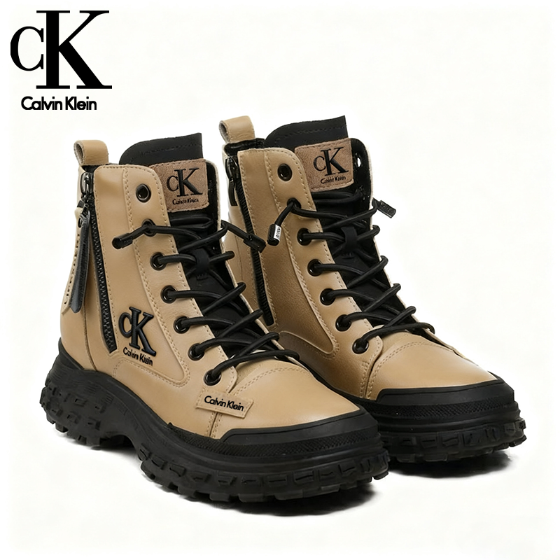 Dámské zateplené zimní boty Calvin Klein® 2025 pohodlné, neklouzavé každodenní boty