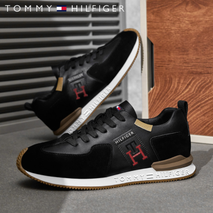 Tommy Hilfiger® Új Kézzel Készített Borjúbőr Utcai Cipők