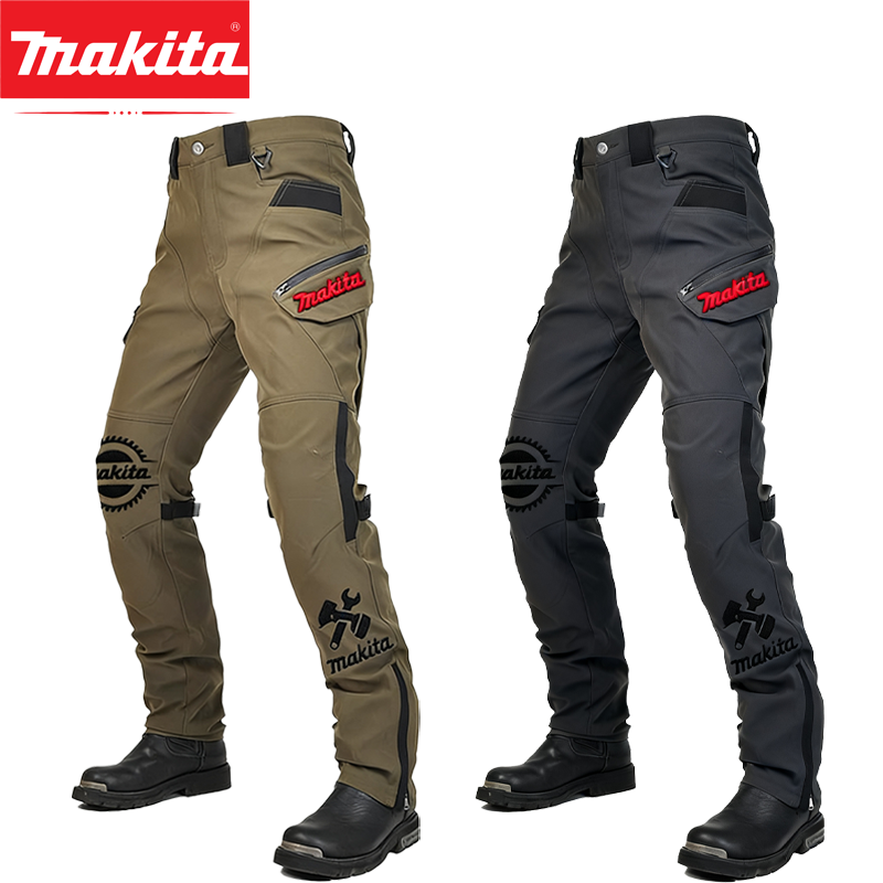 MAKITA® Új Vízálló és Szélálló Férfi Munkanadrág (Két Darabos Csomag)