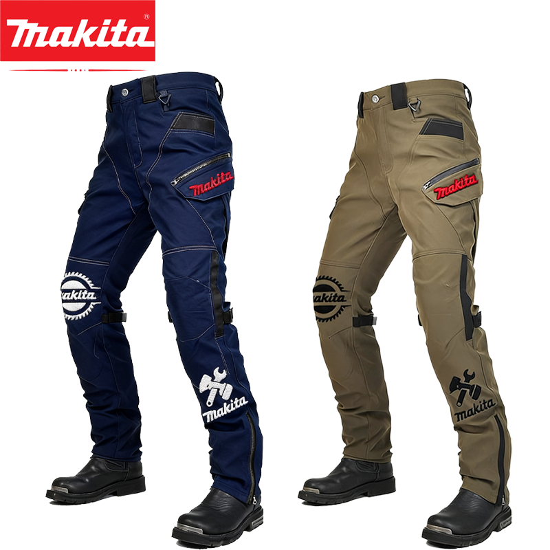 MAKITA® Új Vízálló és Szélálló Férfi Munkanadrág (Két Darabos Csomag)