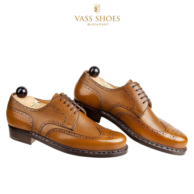 VASS® Budapest * BP kézzel varrott borjúbőr cipő