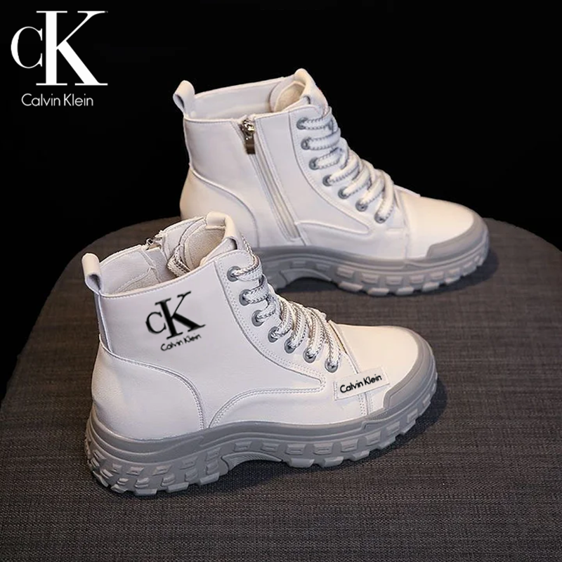 Női bélelt téli csizma Calvin Klein® 2025 kényelmes, csúszásmentes mindennapi cipő