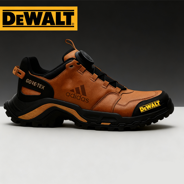 Az Adidas® és a DEWALT vízálló és védő férficipői ideálisak szabadtéri és szabadidős tevékenységekhez.