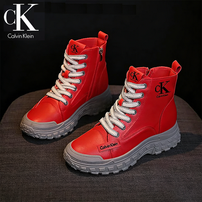 Női bélelt téli csizma Calvin Klein® 2026 kényelmes, csúszásmentes mindennapi cipő